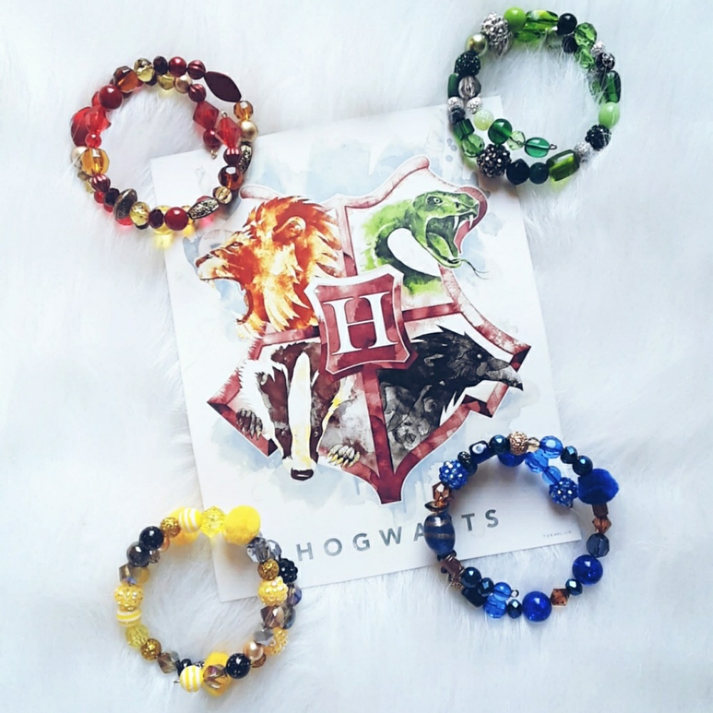 Hogwarts House Bracelets (handmade)